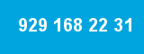 929 168 22 31